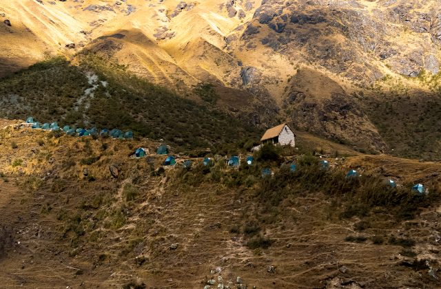 salkantay trek 2 days camp